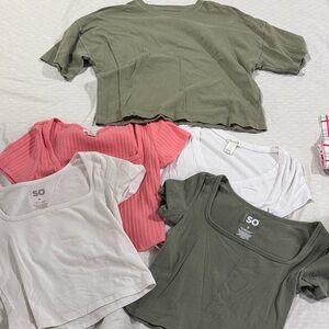 Cropped Tee Bundle S/M